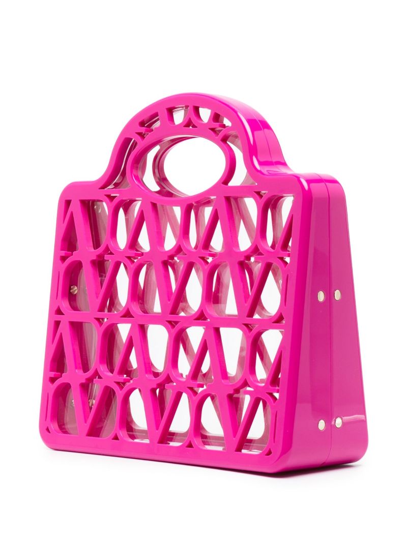 Pink Mini Le TroisiÃ_x0083_Â¨me Cut-out Tote Bag