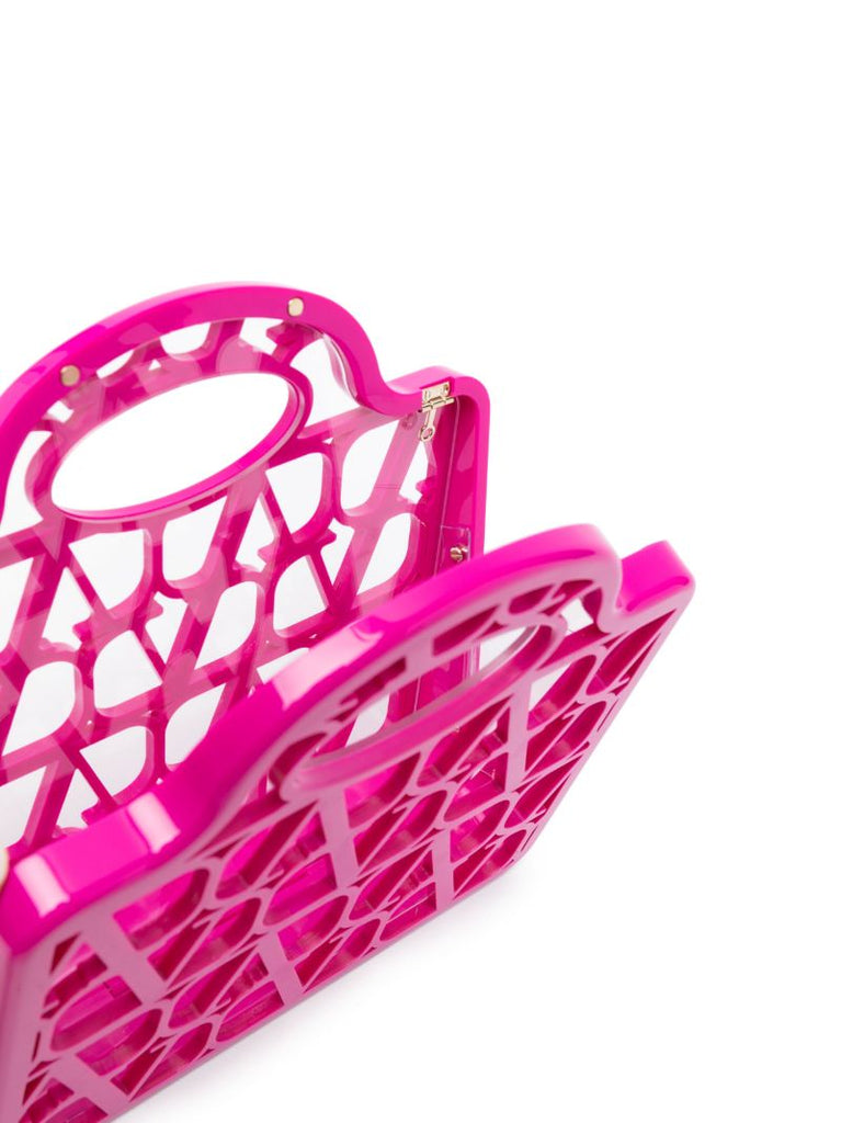 Pink Mini Le TroisiÃ_x0083_Â¨me Cut-out Tote Bag