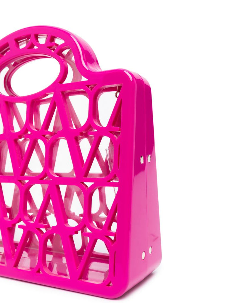 Pink Mini Le TroisiÃ_x0083_Â¨me Cut-out Tote Bag
