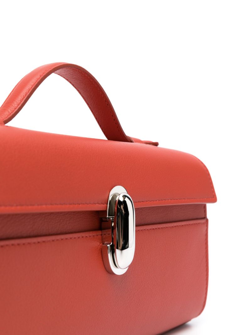 Red Symmetry Pochette Tote Bag