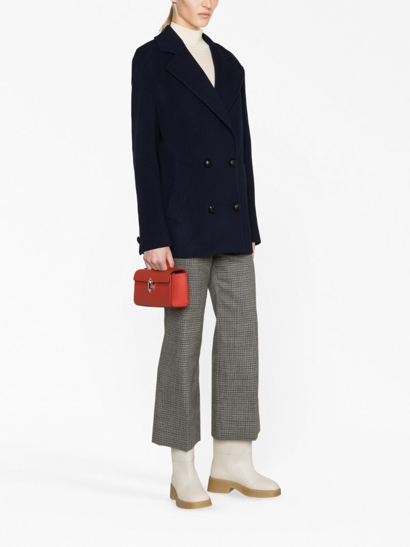 Red Symmetry Pochette Tote Bag