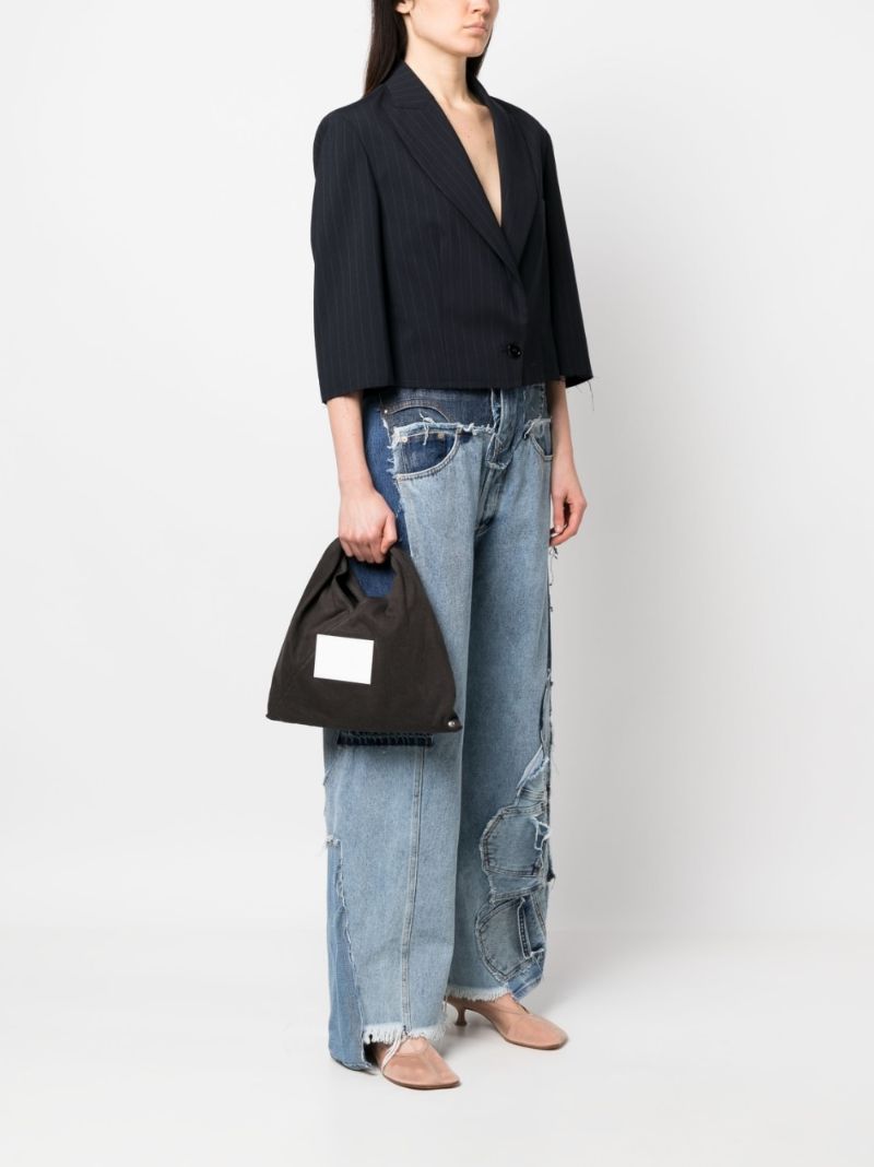 Grey Japanese Tote Bag