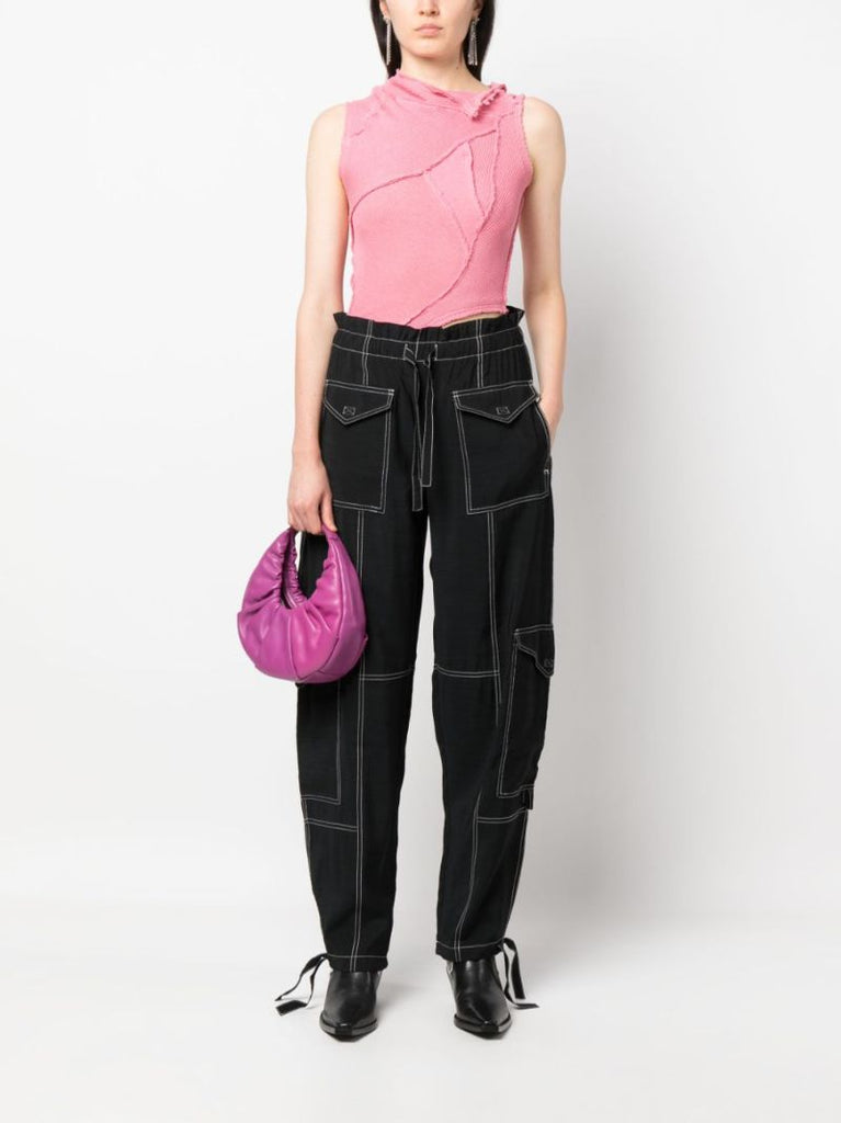 Black Cargo Trousers