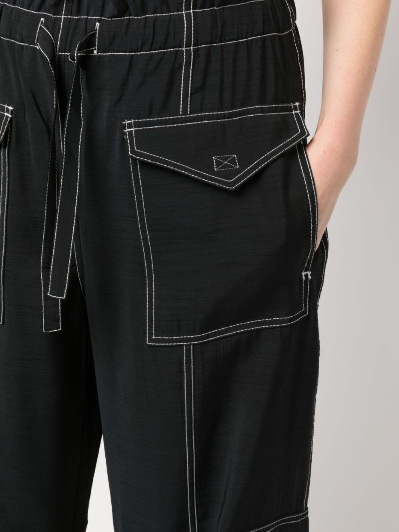 Black Cargo Trousers