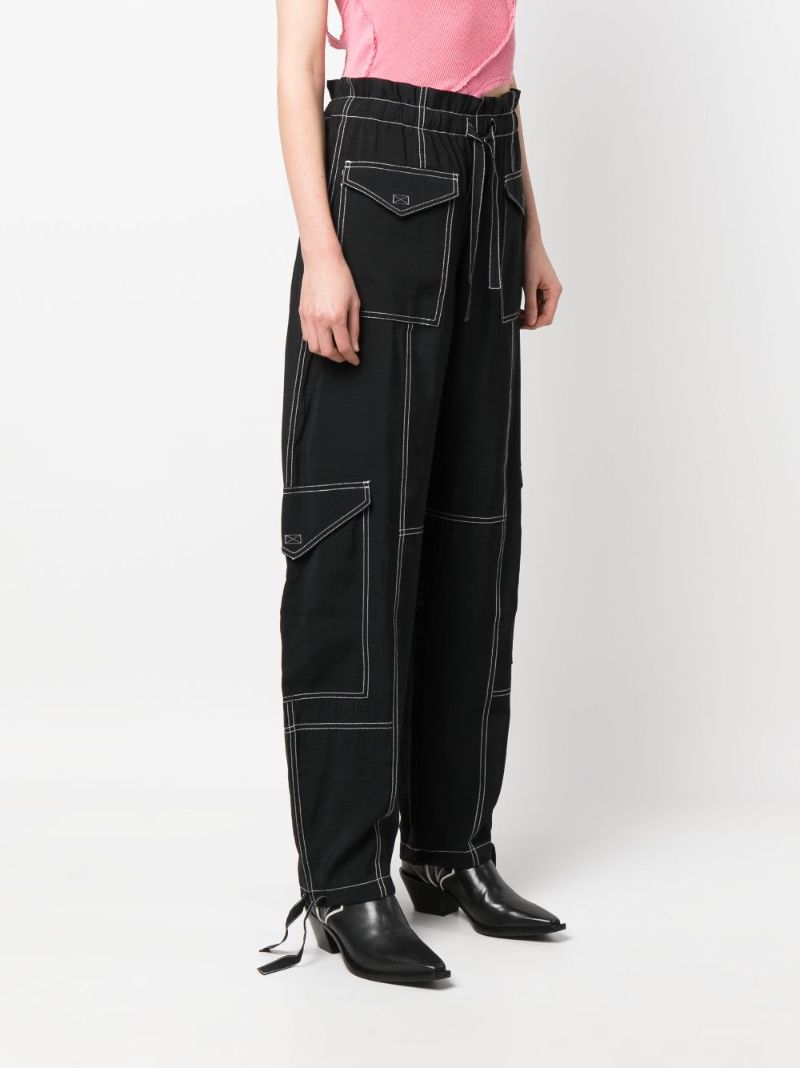 Black Cargo Trousers