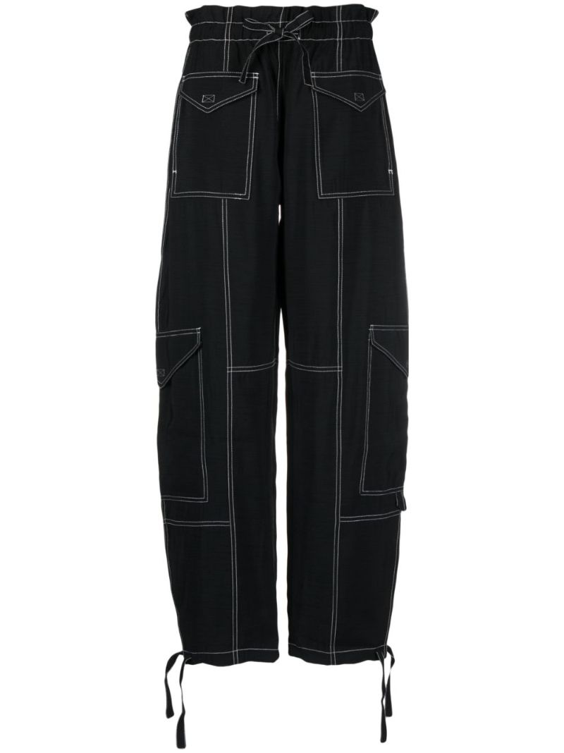 Black Cargo Trousers