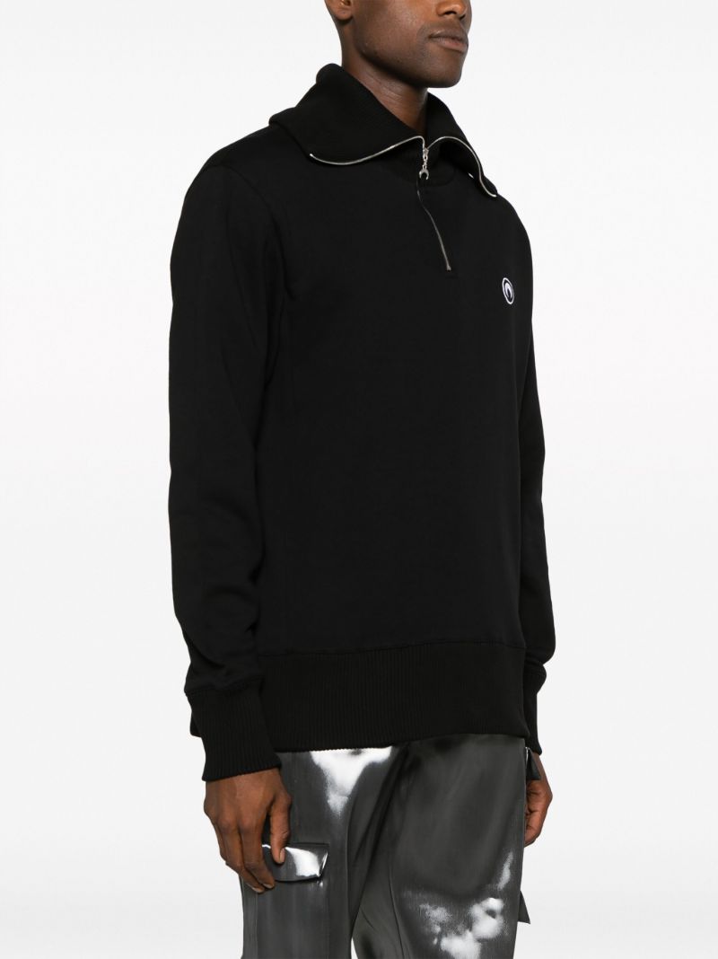 Black Tote Bag-print Sweatshirt