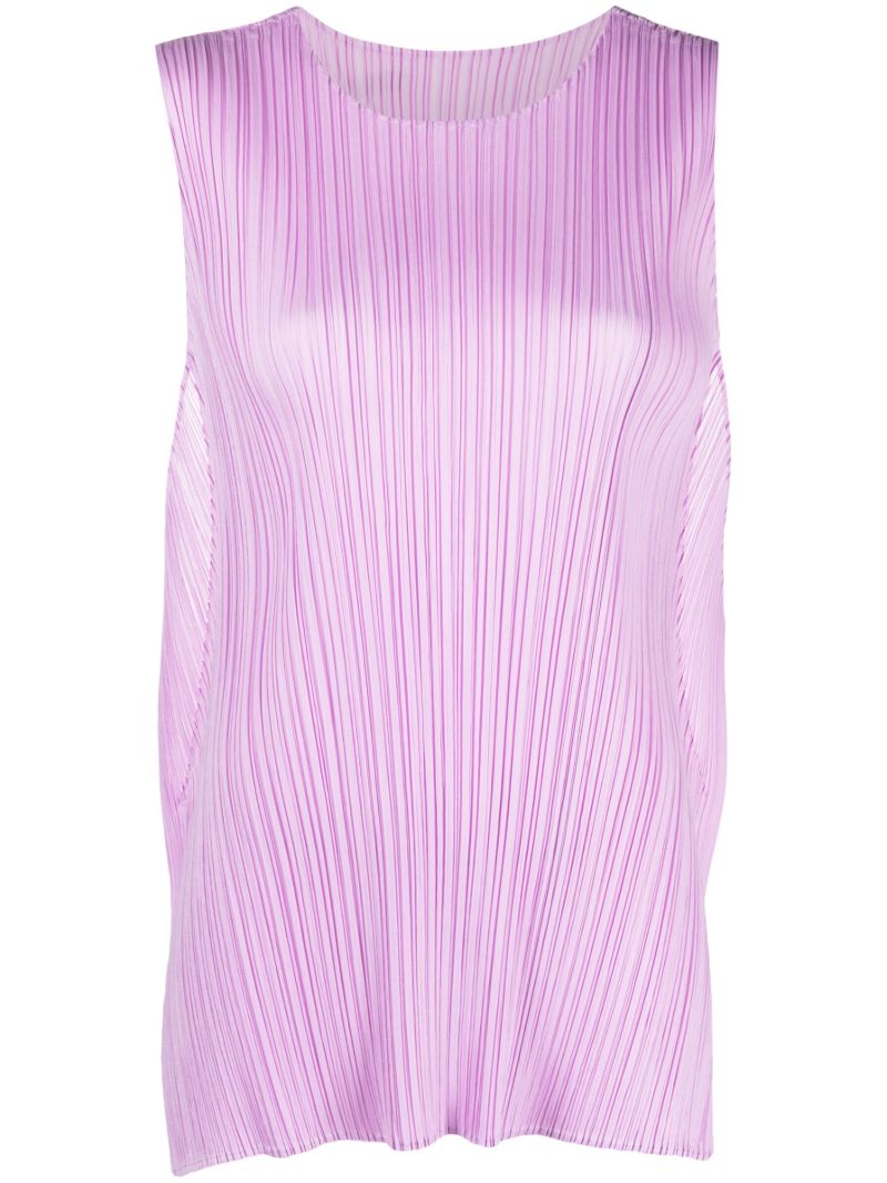 Pink Monthly Colors June PlissÃ© Top