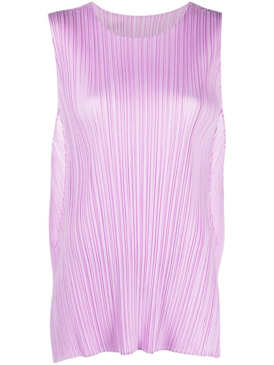 Pink Monthly Colors June PlissÃ© Top