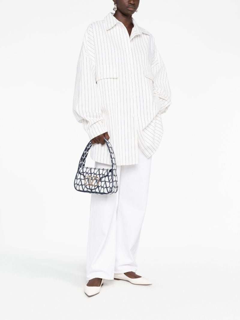 Blue Toile Iconographe Shoulder Bag