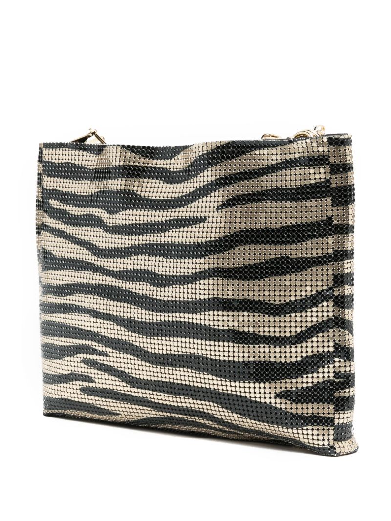 Gold Pixel Tiger-print Cross Body Bag