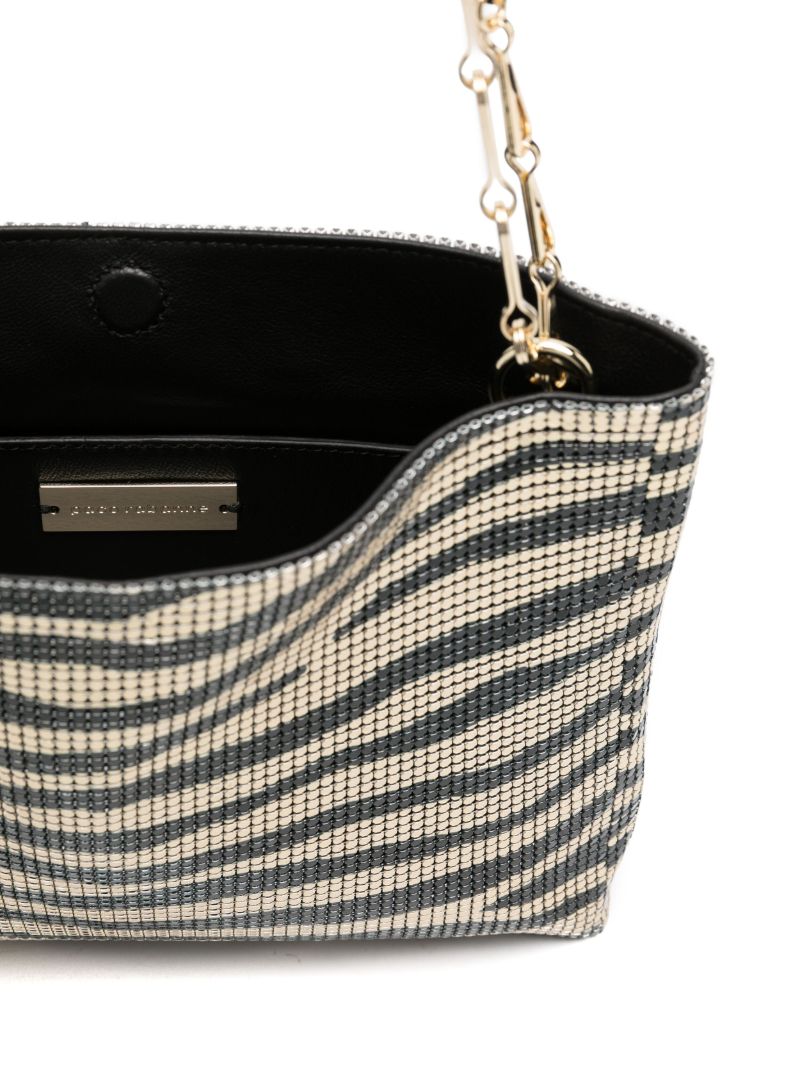 Gold Pixel Tiger-print Cross Body Bag