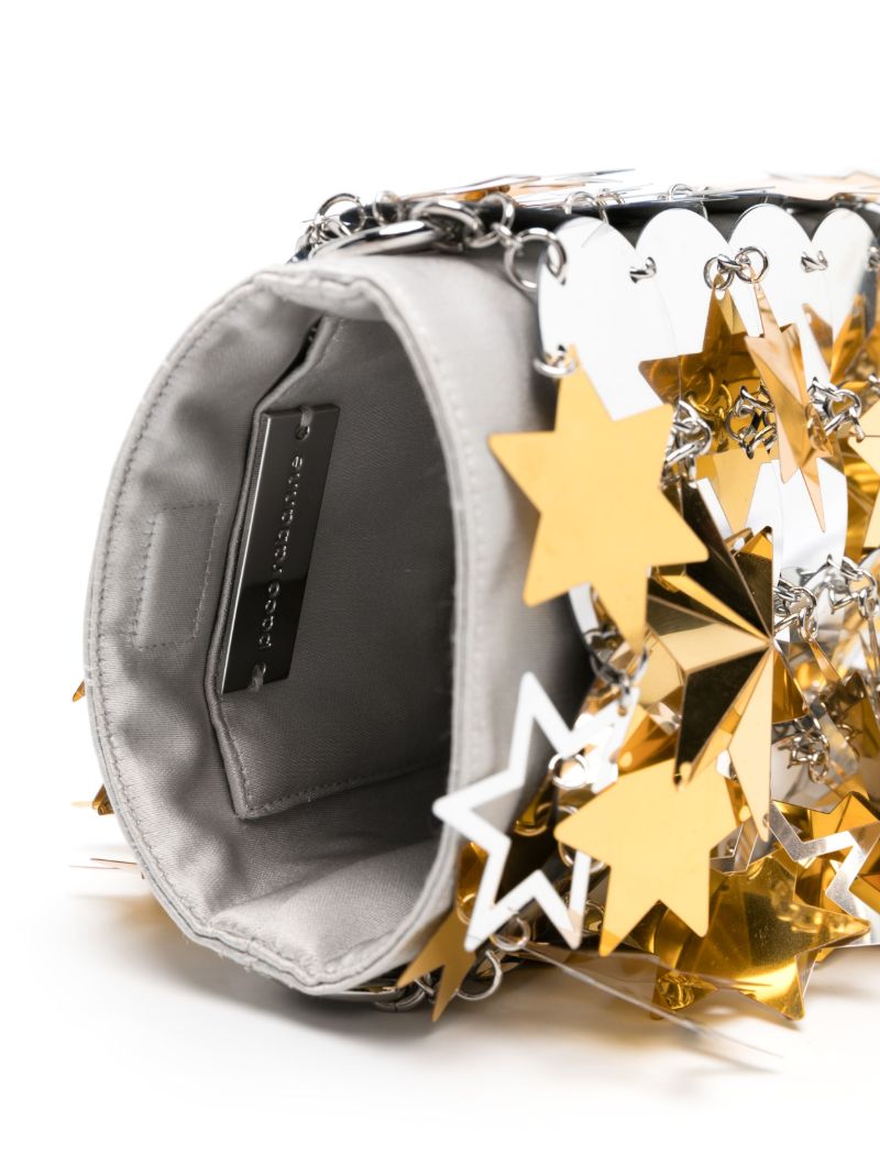 Gold Sparkle Stars Mini Bag