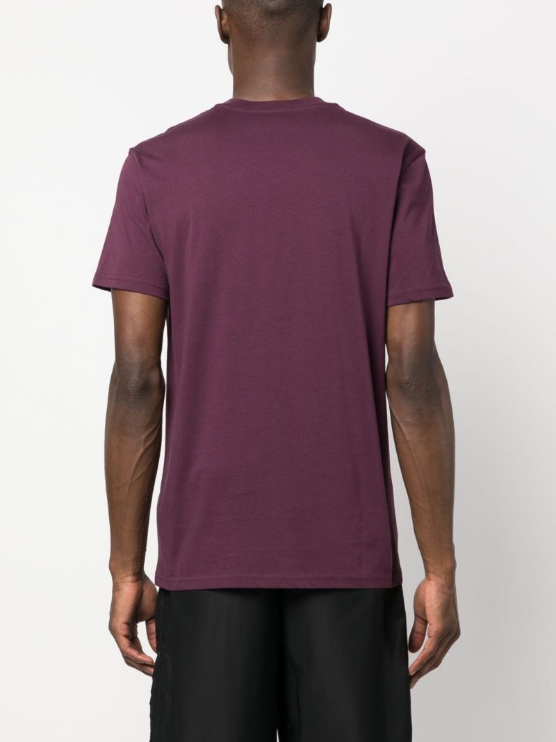 Purple Logo-print T-shirt