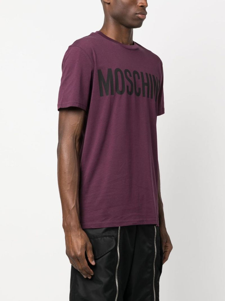 Purple Logo-print T-shirt