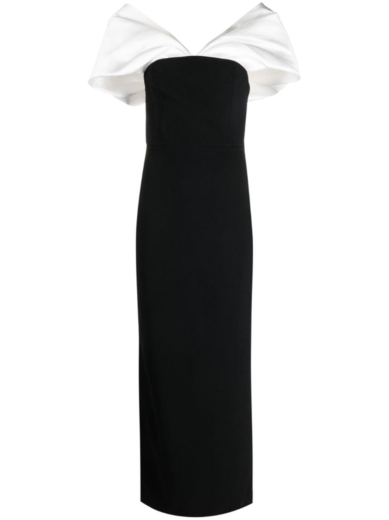 Black Dakota Off-shoulder Dress