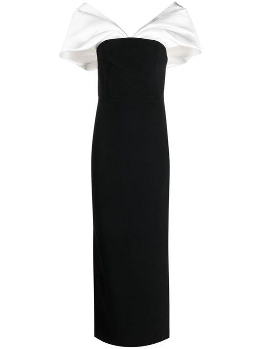 Black Dakota Off-shoulder Dress