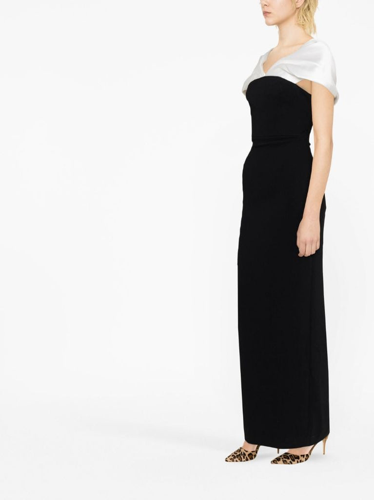 Black Dakota Off-shoulder Dress