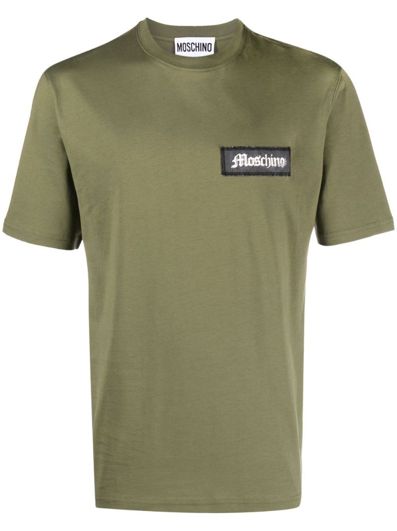 Green Logo-patch T-shirt