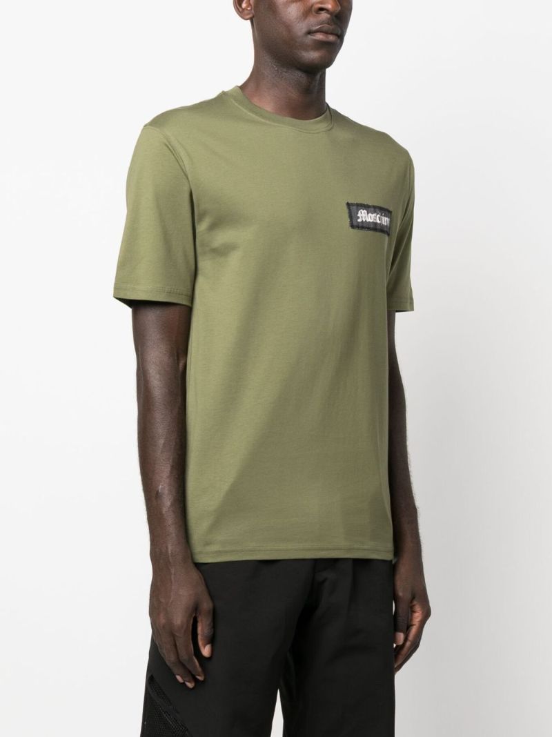 Green Logo-patch T-shirt