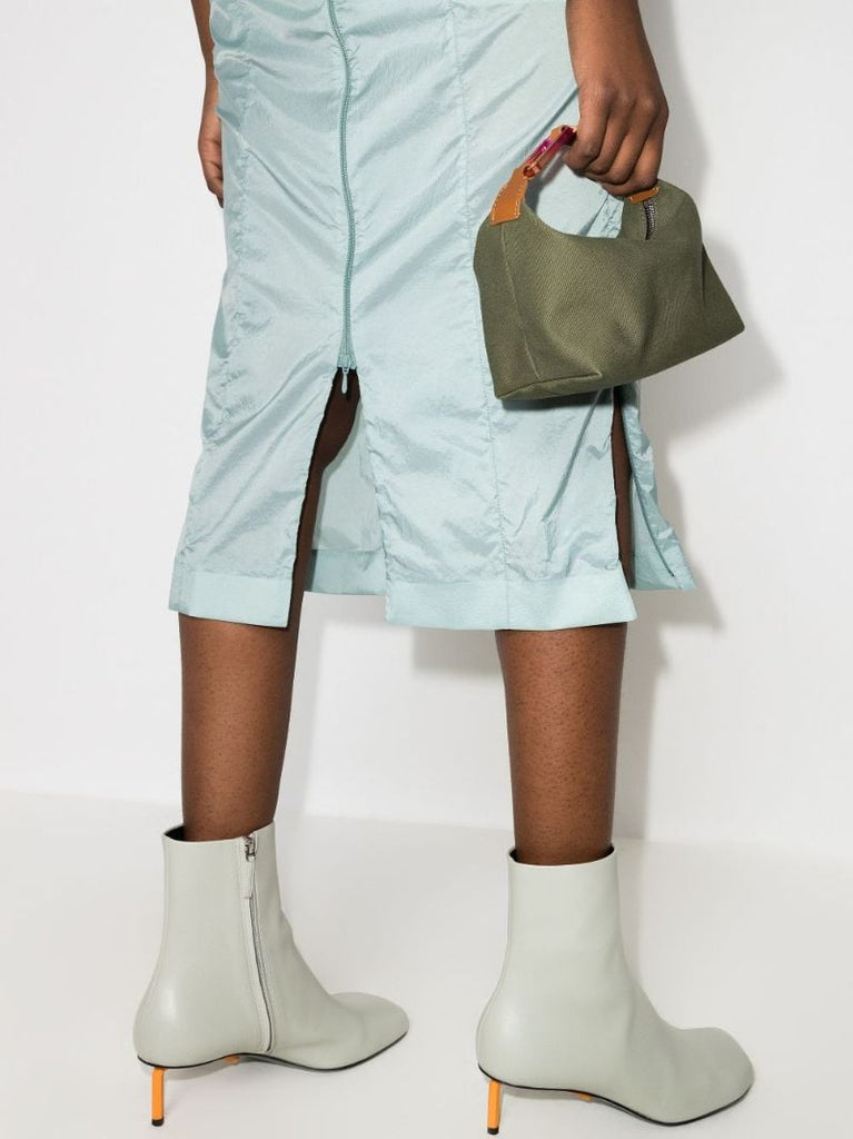 Green Moon Canvas Mini Bag