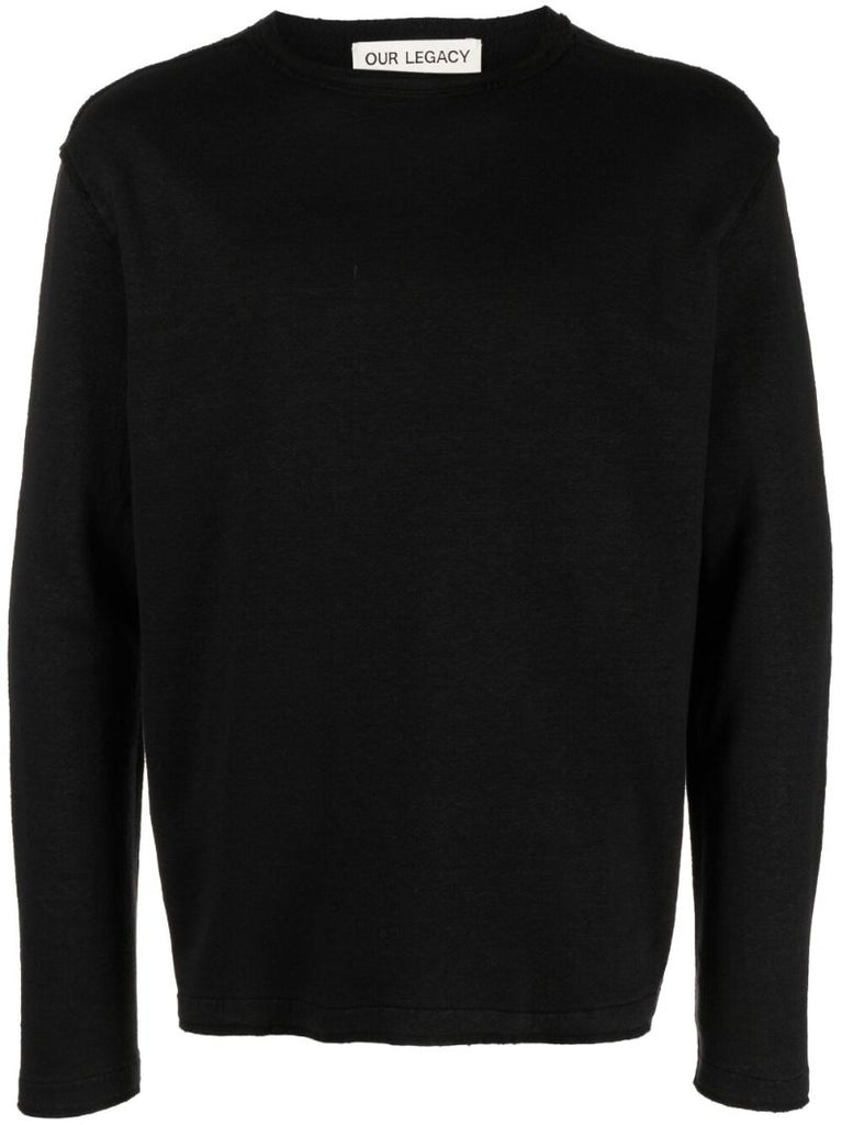 Black Crew Neck Jumper
