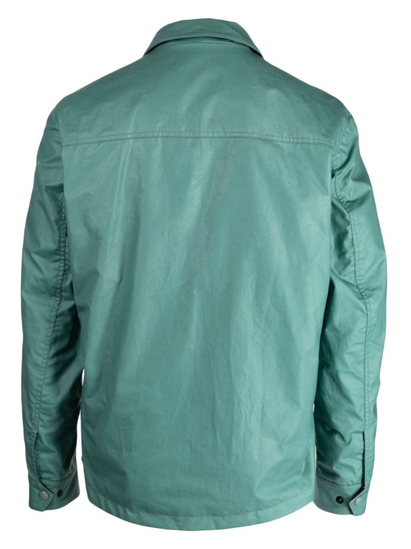 Green Rift Cotton Overshirt
