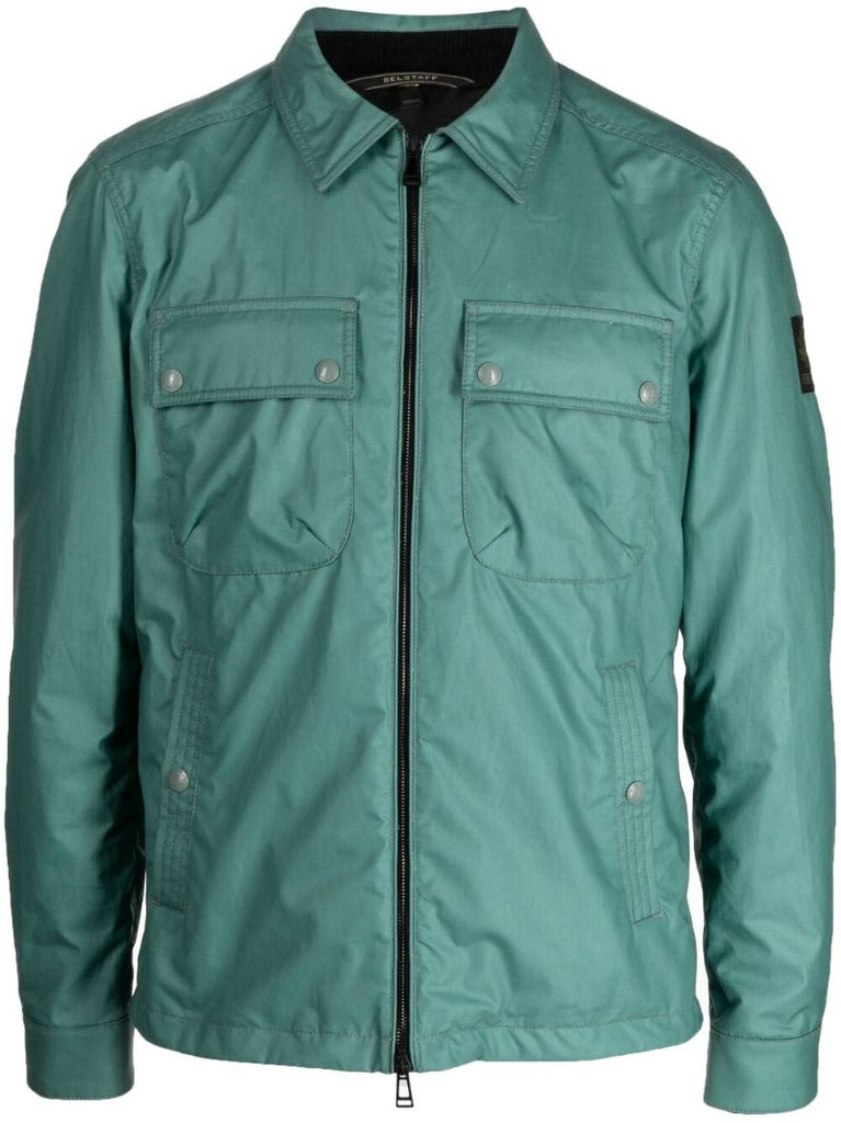 Green Rift Cotton Overshirt