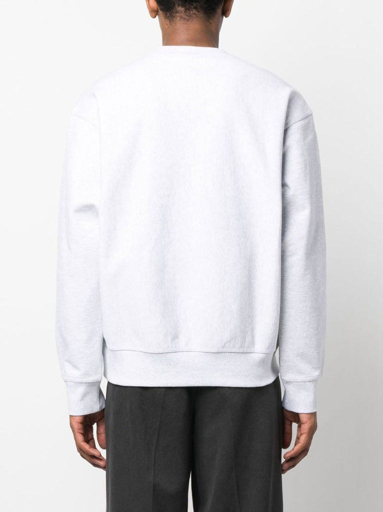 White Locker Embroidered Sweatshirt