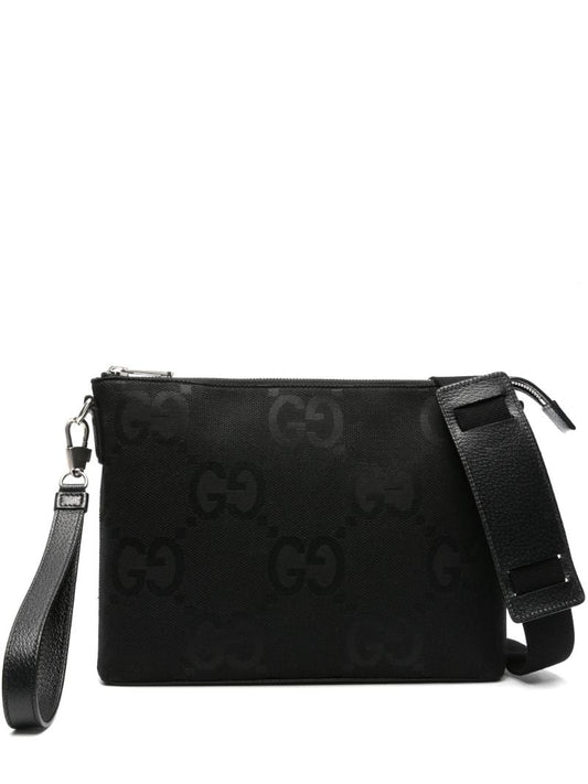 Black Jumbo Gg Clutch Bag
