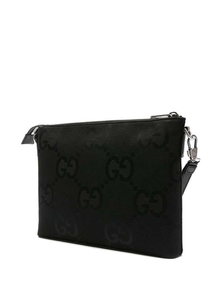Black Jumbo Gg Clutch Bag