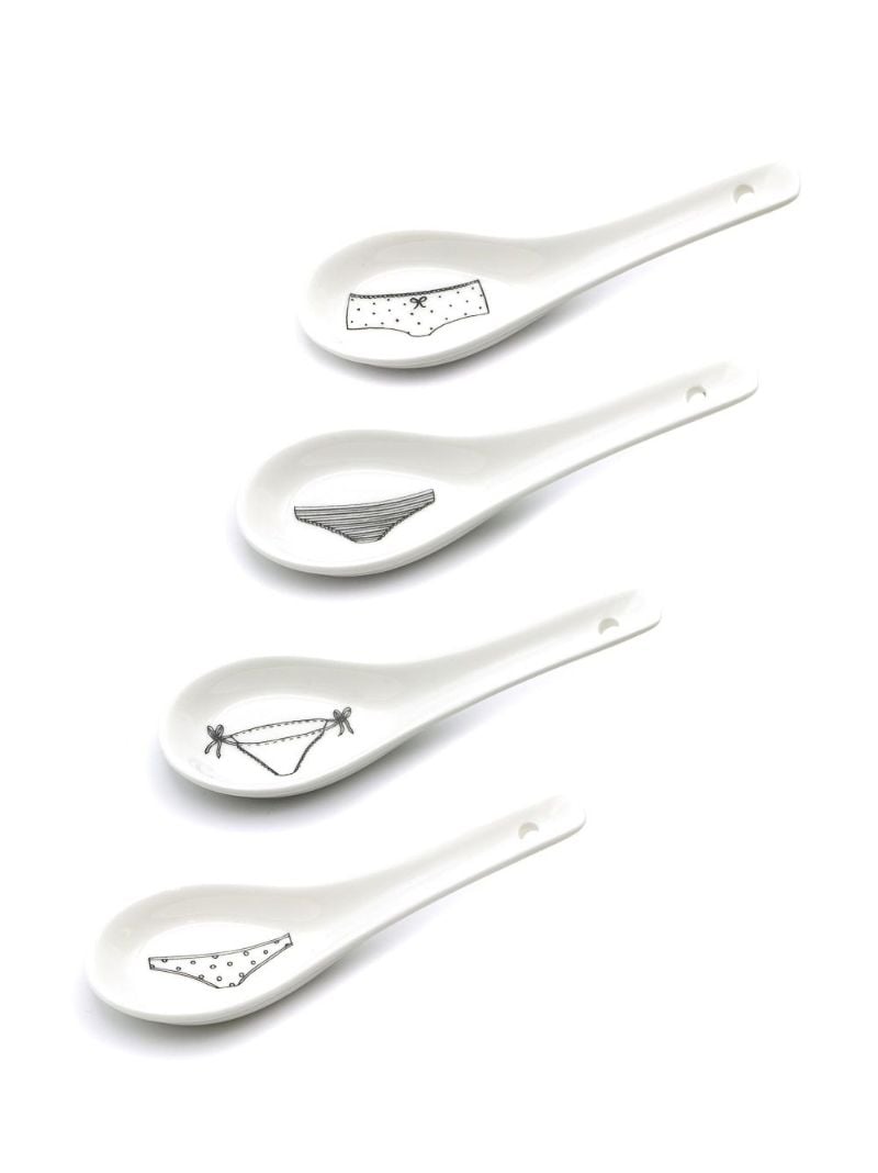 White Undressed Bowls Set