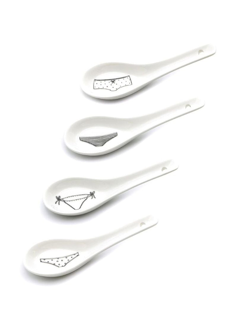 White Undressed Bowls Set