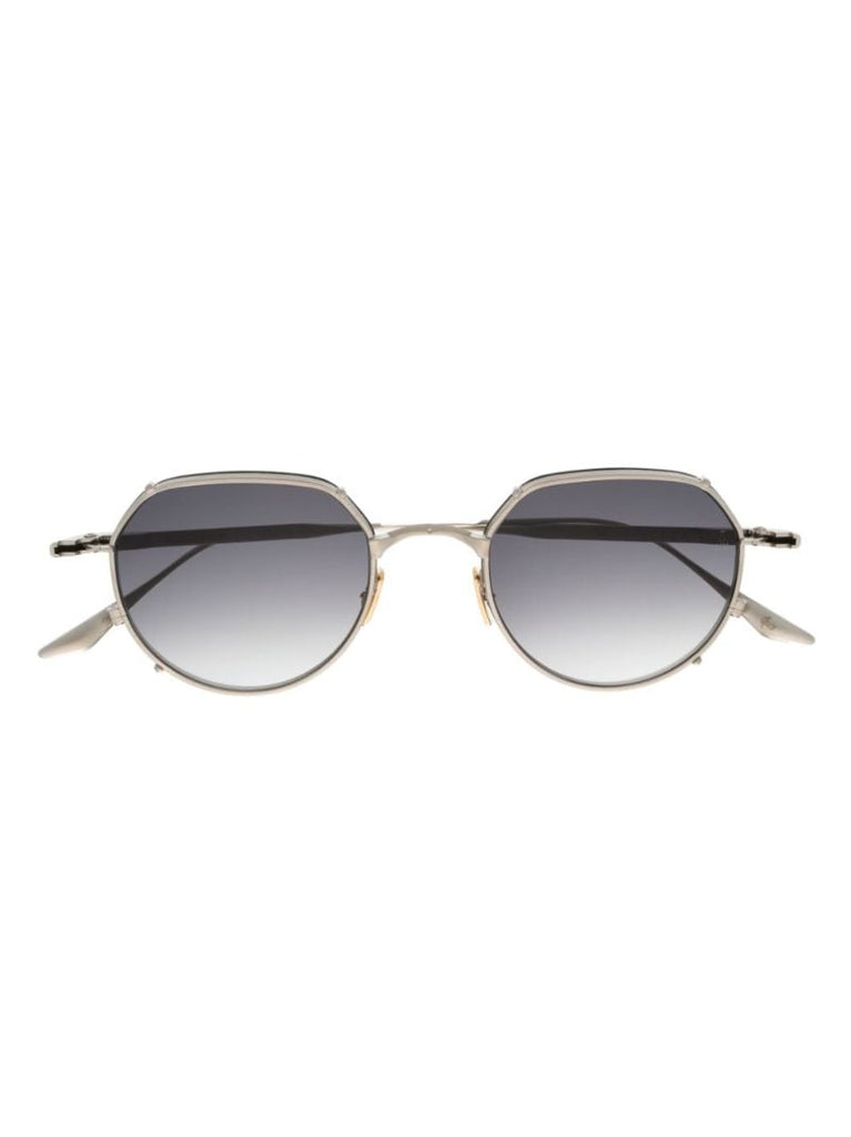 Silver-tone Fontainebleu Round Sunglasses