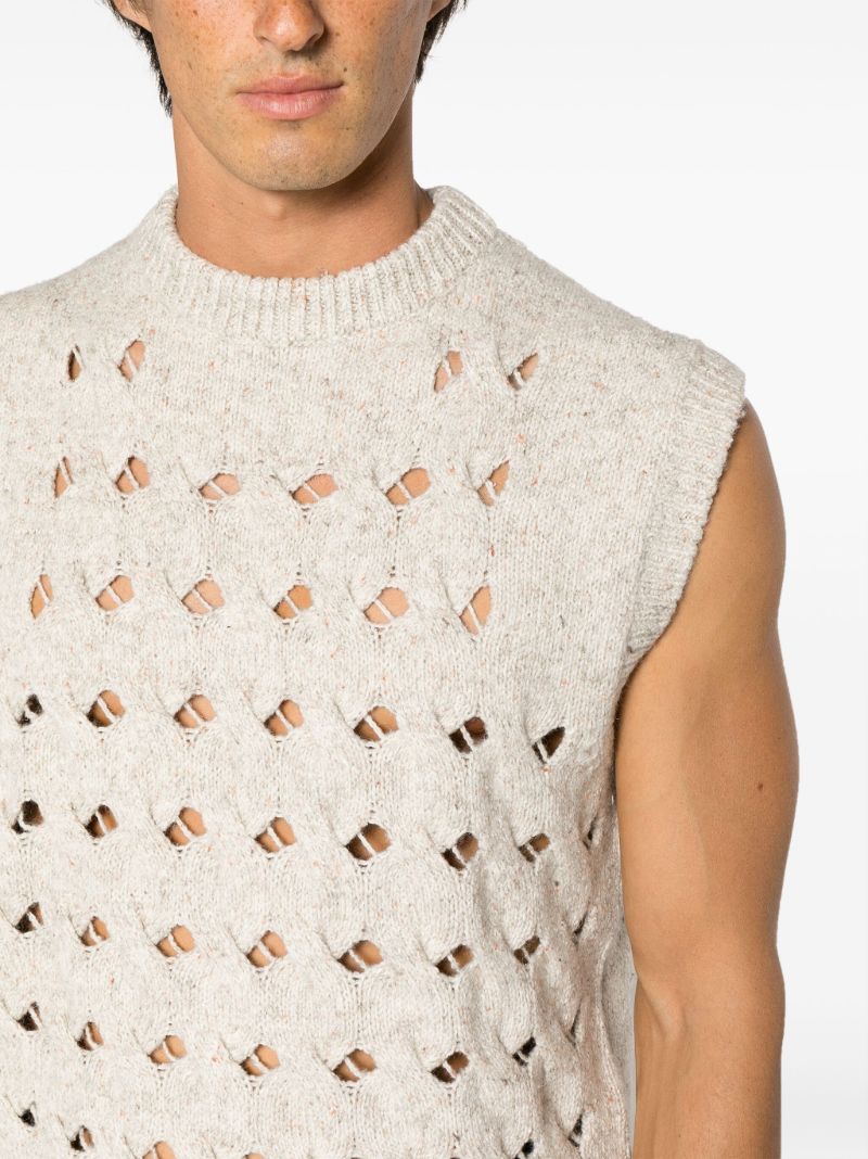 Neutral Toby Knitted Vest