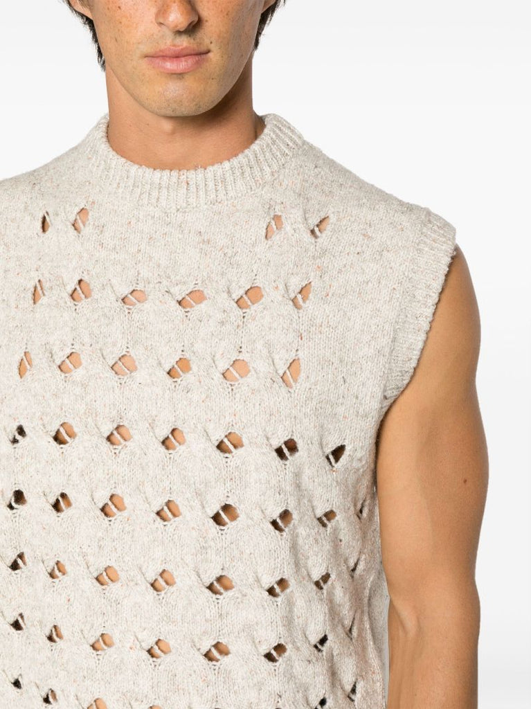Neutral Toby Knitted Vest