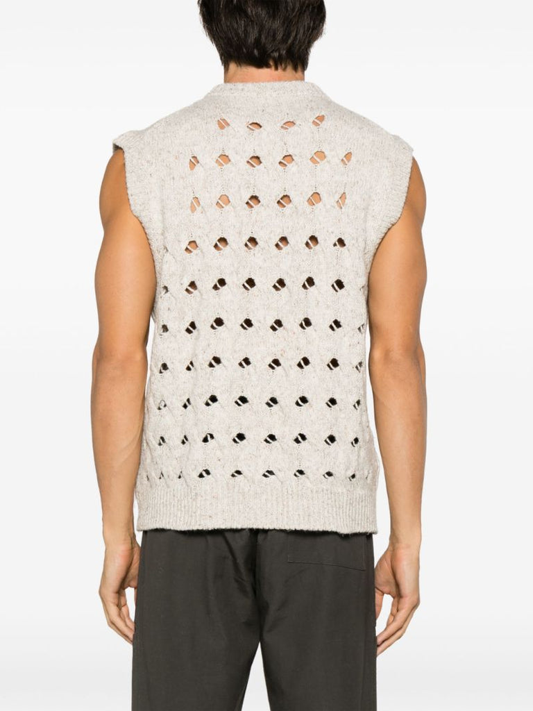 Neutral Toby Knitted Vest