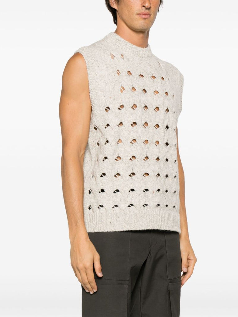 Neutral Toby Knitted Vest
