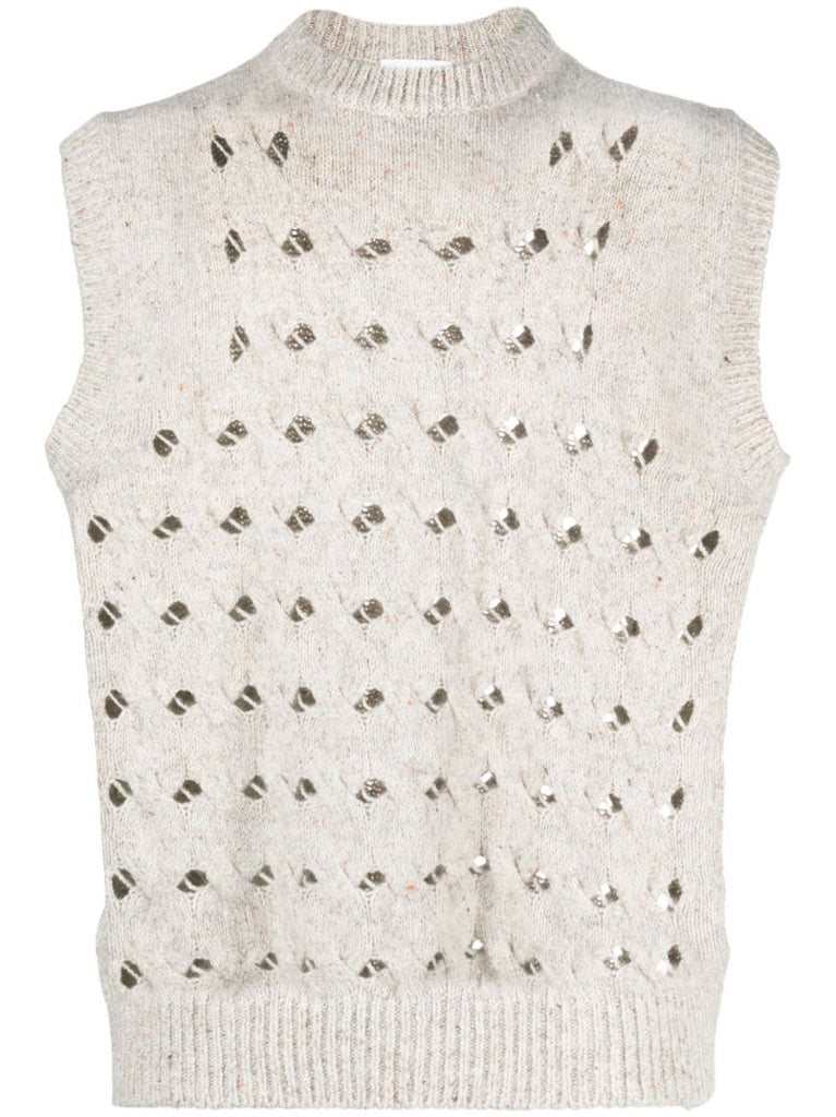 Neutral Toby Knitted Vest
