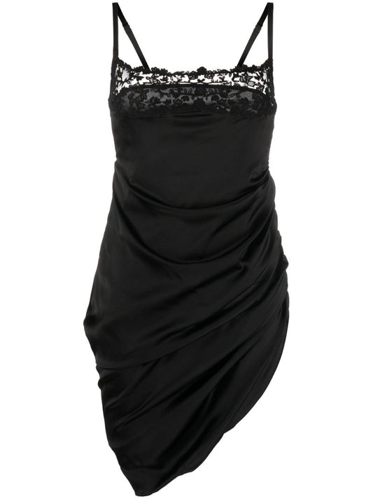 Black La Saudade BrodÃ_x0083_Â©e Mini Dress
