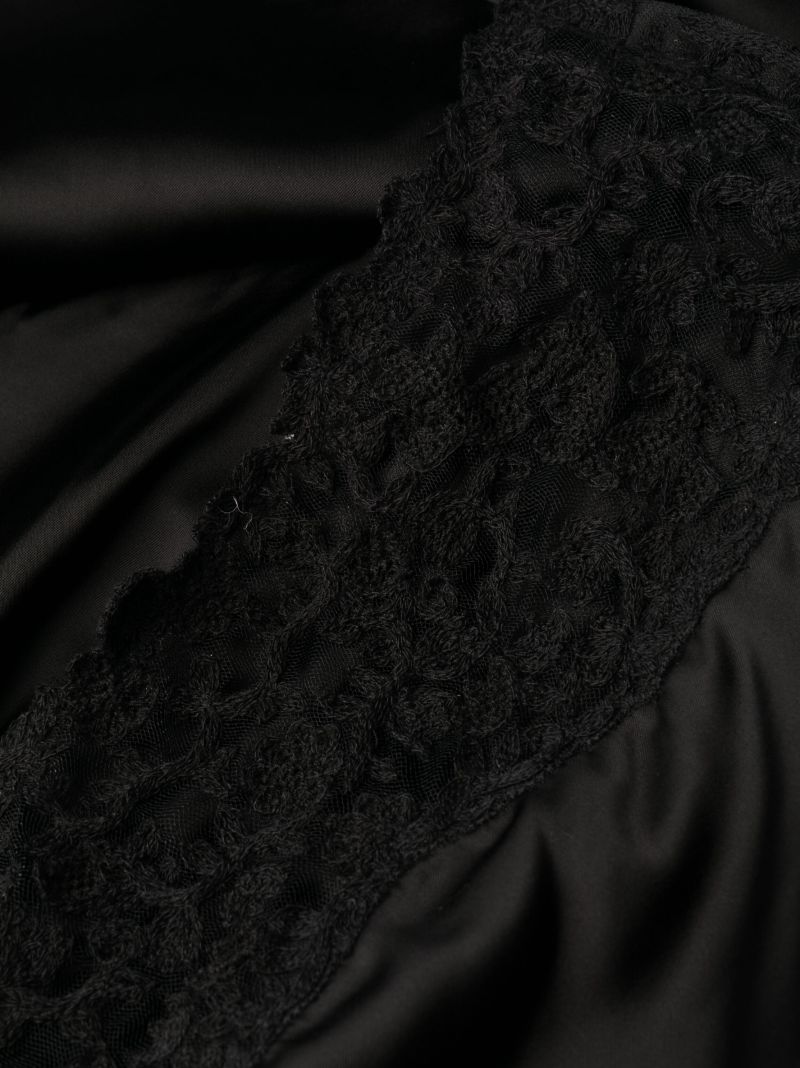 Black La Saudade BrodÃ_x0083_Â©e Mini Dress
