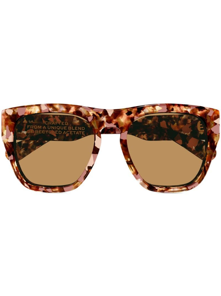 Brown Gayia Square Sunglasses