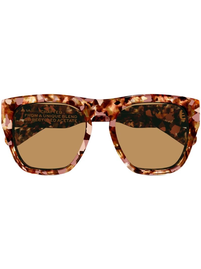 Brown Gayia Square Sunglasses