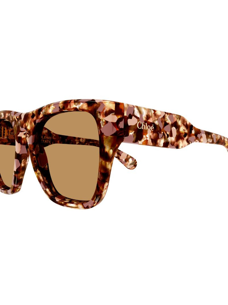 Brown Gayia Square Sunglasses