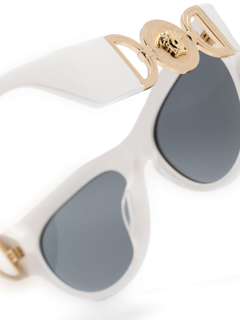 White Medusa Cat Eye Sunglasses