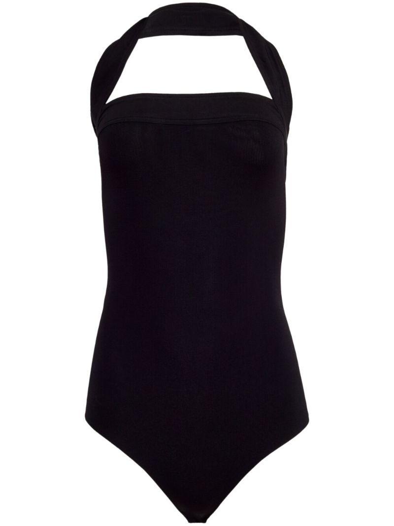 Black Sola Sleeveless Bodysuit