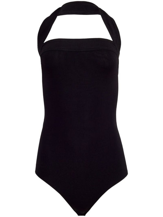 Black Sola Sleeveless Bodysuit