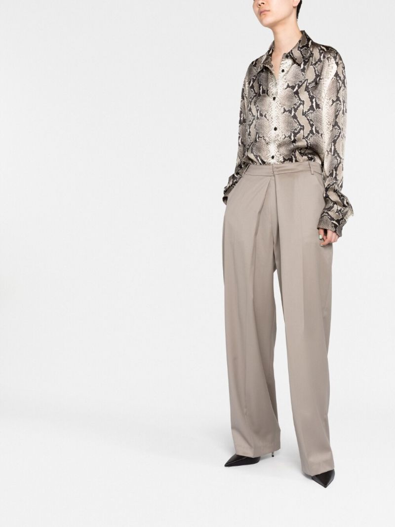 Grey Argo Snakeskin Print Shirt