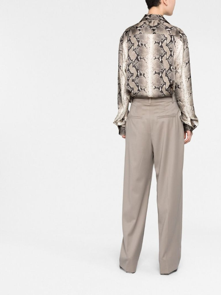 Grey Argo Snakeskin Print Shirt
