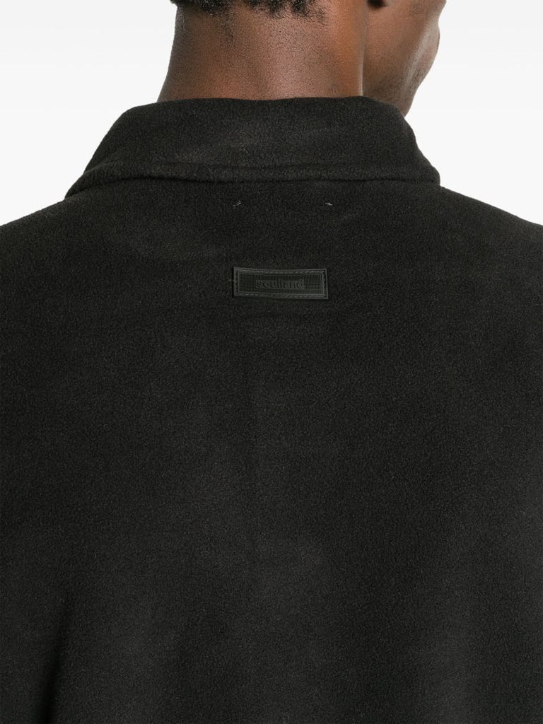 Black Ryder Fleece Shirt Jacket